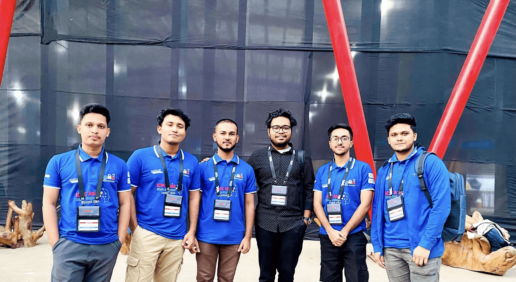 Team photo from the ICPC Asia Dhaka Regional 2024